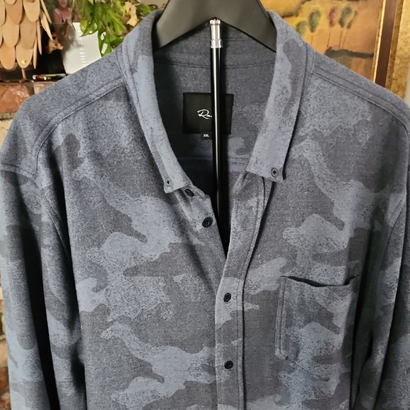 Rails Berkeley Camo Print Button Up – Soft Brushed Cotton - Picture 3 of 10